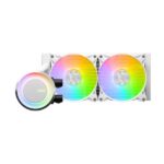 MSI MAG Coreliquid E240 ARGB 240mm CPU Liquid Cooler (White) - Image 2