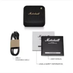 Marshall Willen II Portable Bluetooth Speaker (Black & Brass) - Image 4