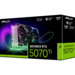 PNY NVIDIA GeForce RTX 5070 Ti ARGB EPIC-X RGB OC Triple Fan Graphics Card