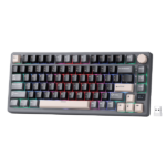 RK ROYAL KLUDGE M75 Phantom Mechanical Keyboard K Silver Switch - Image 2