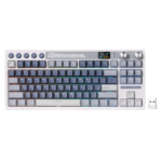 RK ROYAL KLUDGE M87 Wireless Gaming Keyboard Beige Switch - Blue