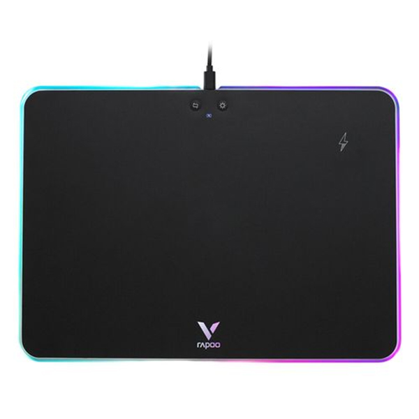 Rapoo-V10-Wireless-Charging-Mouse-Pad-Black-1.jpg Rapoo V10 Wireless Charging Mouse Pad (Black) - Image 1