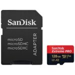 SanDisk Extreme Pro 128GB microSDXC UHS-I Memory Card With Adapter - Image 3