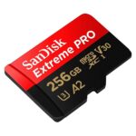 SanDisk Extreme Pro 256GB microSDXC UHS-I Memory Card With Adapter - Image 2