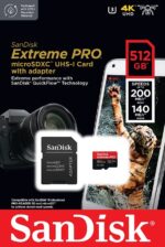 SanDisk Extreme Pro 512GB microSDXC UHS-I Memory Card With Adapter - Image 4