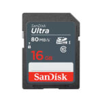 SanDisk Ultra Class 10 80MB/s 16GB SDHC Card and SDXC Card