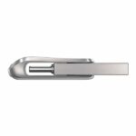 SanDisk Ultra Dual Drive Luxe 128GB USB Type C Flash Drive (Silver) - Image 2
