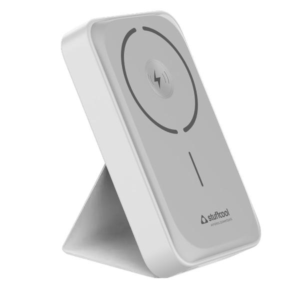Stuffcool-Click-Duo-10000mAh-Magnetic-Wirelsss-Powerbank-1.jpg Stuffcool Click Duo 10000mAh Magnetic Wirelsss Powerbank for iPhone 16/15/14/13/12 with Apple Watch Charging Featuring Type-C Port PD 20W to Charge iPhone 50% in 30 mins - Image 1