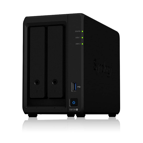 Synology-Diskstation-DS720-1.jpg Synology DiskStation DS720+ 2-Bay NAS Enclosure - Image 1