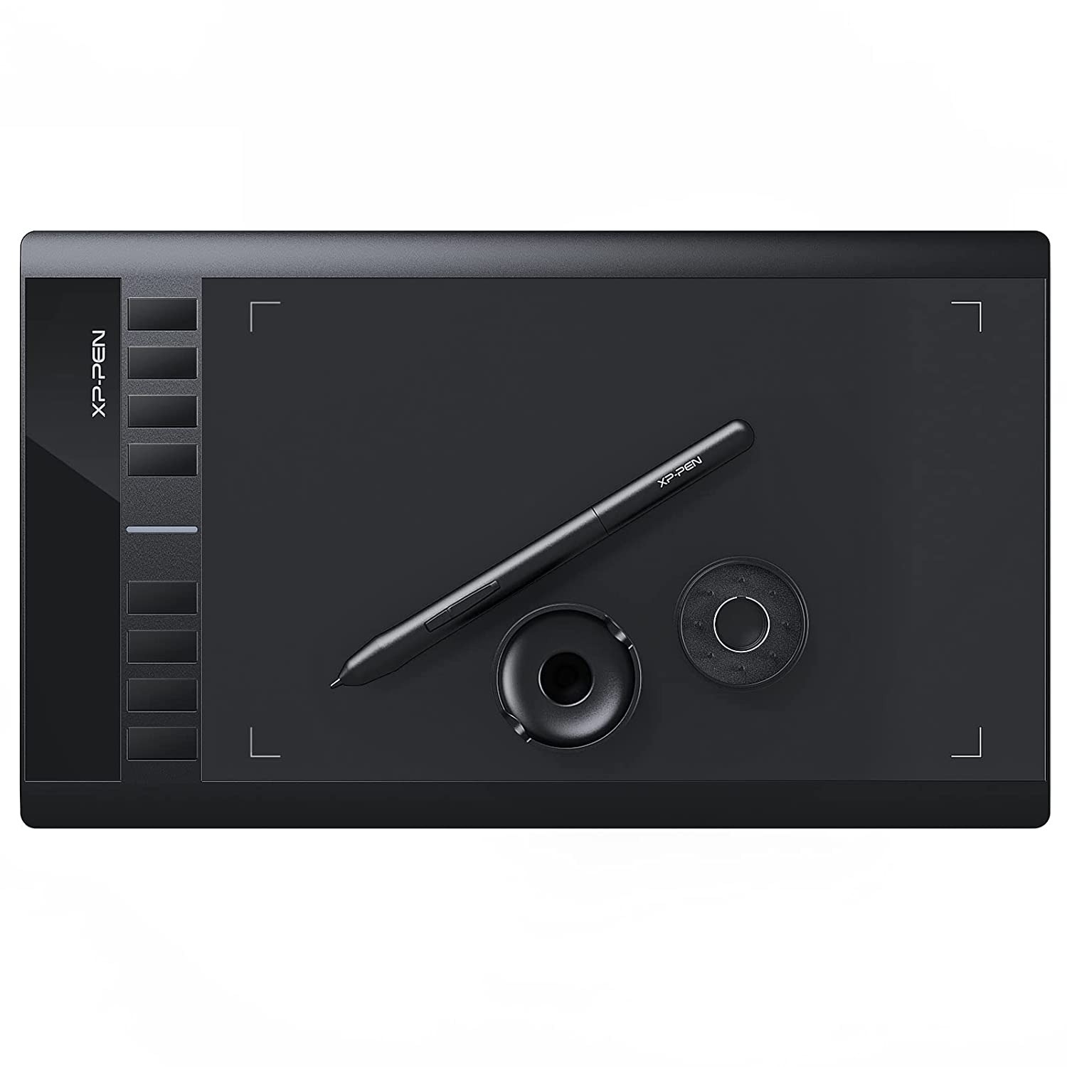 XP-PEN-Star03-V2.jpg XP-PEN Star03 V2 8192 Levels of Pressure Sensitivity, Battery-Free Stylus, 8 Shortcut Keys and 8 nibs Graphics Drawing Tablet Pen (Black, 10 x6 Size) - Image 1