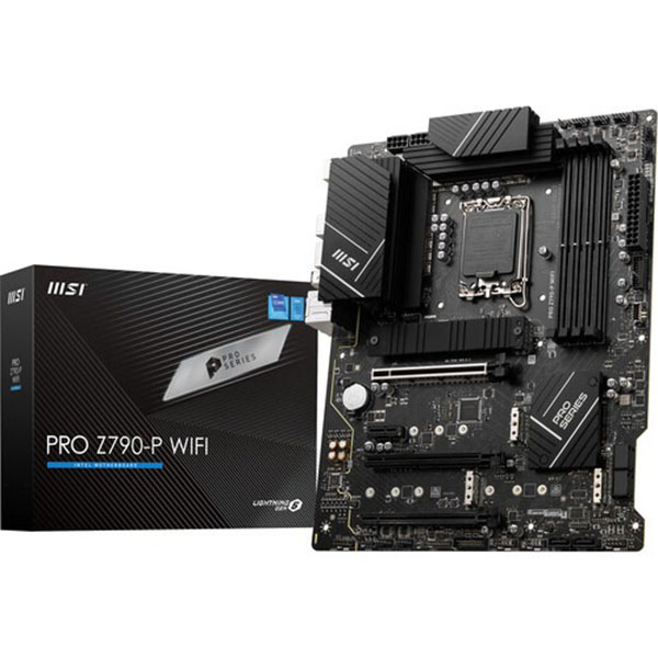 Z790-P-Wifi-5-1.jpg MSI Pro Z790-P WIFI Intel Motherboard Supports Intel 12th , 13th & 14th Gen Processors - Image 1
