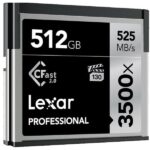 Lexar 512GB Professional 3500x CFast 2.0 Memory Card - Image 2