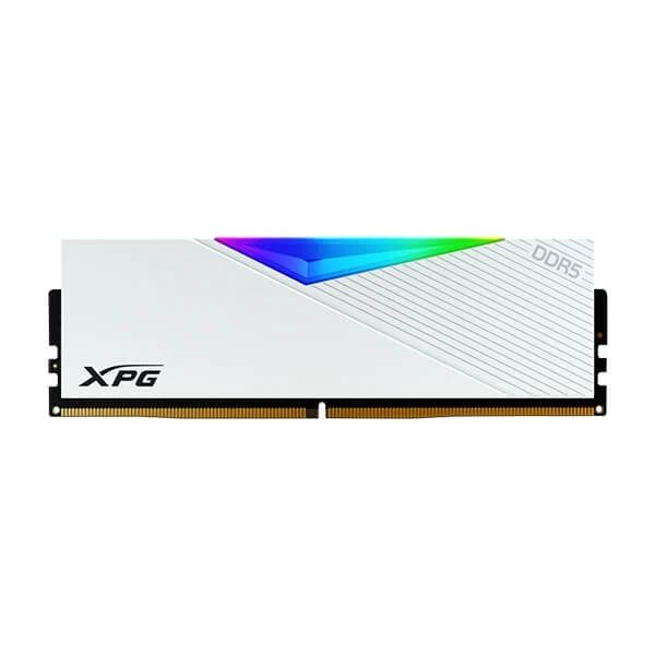 ax5u5200c3816g-clarwh-image-main.jpg Adata XPG LANCER RGB 16GB (16GBx1) DDR5 5200MHz RAM (White) - Image 1