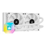 Corsair ICUE H100i Elite Capellix CPU Liquid Cooler (White) - Image 2