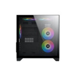 Xigmatek Aqua M ARGB (M-ATX) Mini Tower Cabinet (Black) - Image 4