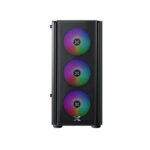 Xigmatek NYX Air ARGB (M-ATX) Mini Tower Cabinet (Black) - Image 2