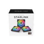 Xigmatek Starlink Black 120mm ARGB Cabinet Fan (Triple Pack) - Image 2