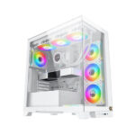 Xigmatek Endorphin Ultra Arctic ARGB (E-ATX) Mid Tower Cabinet (White) - Image 4