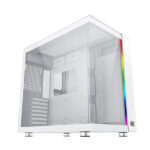 Xigmatek Aqua Ultra Air Arctic ARGB (E-ATX) Mid Tower Cabinet (White) - Image 7