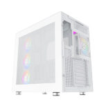 Xigmatek Aqua Ultra Air Arctic ARGB (E-ATX) Mid Tower Cabinet (White) - Image 8