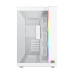 Xigmatek Aqua Ultra Air Arctic ARGB (E-ATX) Mid Tower Cabinet (White) - Image 11