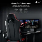 Green Soul Raptor 2.0 Racing Edition Gaming Chair - Image 2