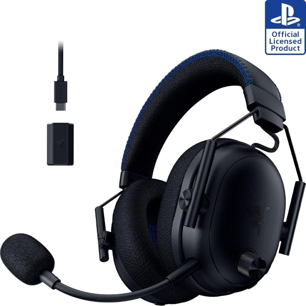 Razer BlackShark V3 Pro Wireless ANC Gaming Headset for PS5- Black