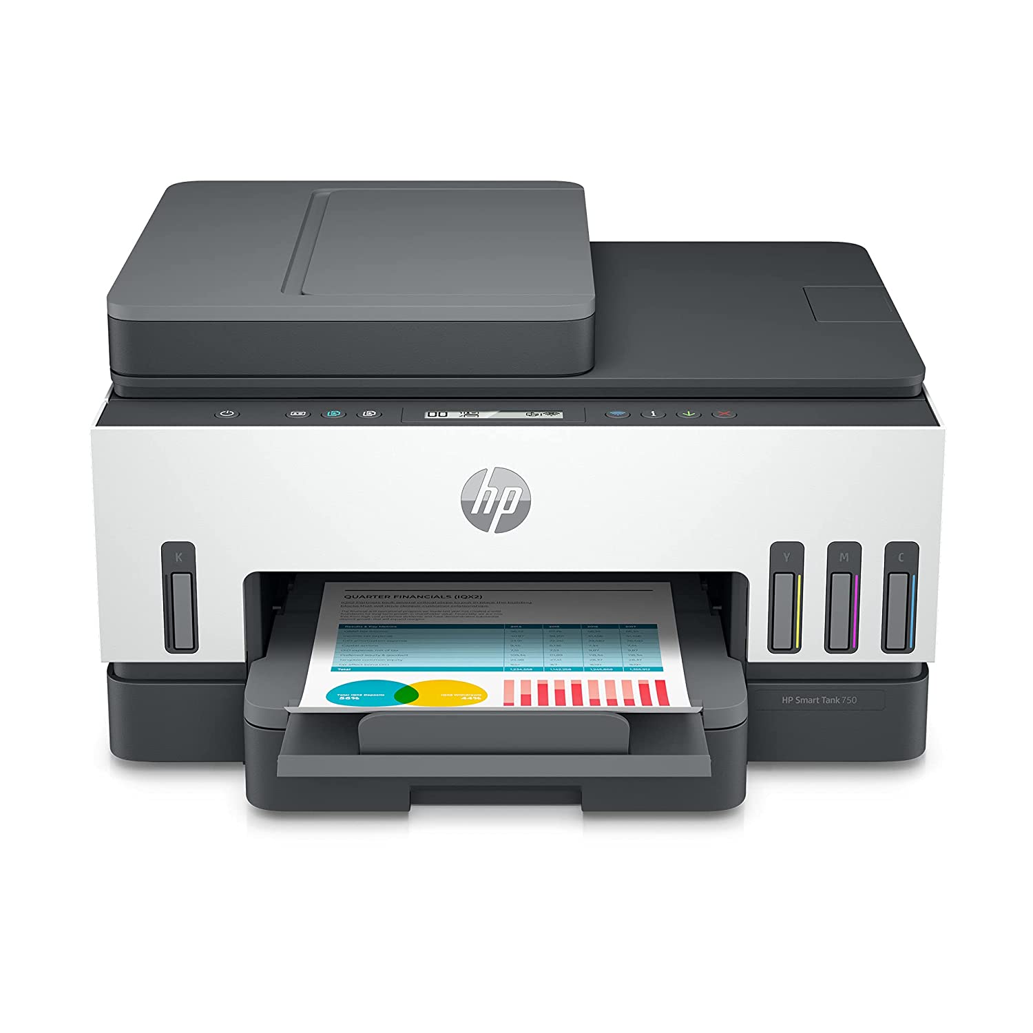 615xeSG-XSL._SL1500_.jpg HP Smart Tank 750 Wi Fi All-in-One Printer Duplexer with ADF and Smart Guided Button - Image 1