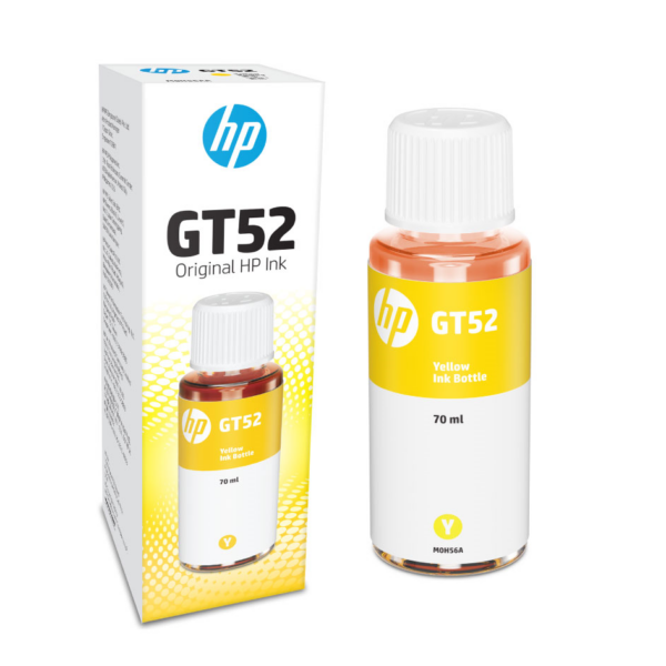 HP GT52 Ink Bottle Yellow Colour