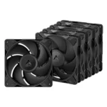 Arctic P14 Pro PST 140mm Five Pack Cabinet Fan