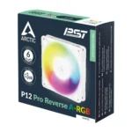 Arctic P12 Pro Reverse ARGB 120mm White Cabinet Fan - Image 5