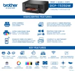 Brother DCP-T535DW Multifunction (Print Scan Copy) WiFi Auto Duplex Ink Tank Printer - Image 7