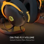 Karnage Velocity 50mm RGB Gaming Headset (Black-Orange)