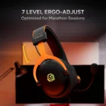 Karnage Velocity 50mm RGB Gaming Headset (Black-Orange)