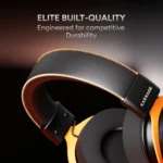 Karnage Velocity 50mm RGB Gaming Headset (Black-Orange)