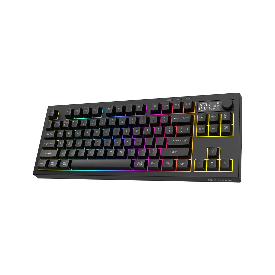 51cxnBIJpAL._SL1080_.jpg Karnage Visage RGB Backlit Wireless Gaming Keyboard - Image 1