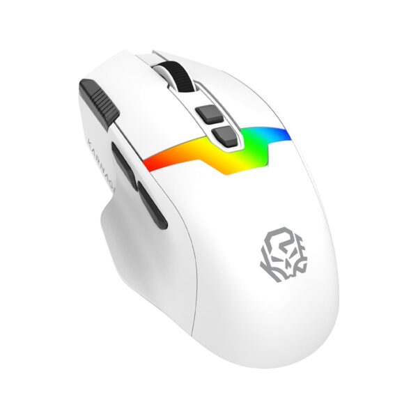 KARNAGE Templar Tri-Mode Wireless RGB Gaming Mouse - White