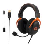 Karnage Velocity 50mm RGB Gaming Headset (Black-Orange)
