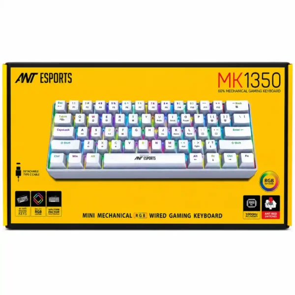 Ant Esports MK1350 v2 Mini Mechanical Gaming Keyboard