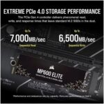 CORSAIR MP600 Elite 1TB M.2 NVME Gen4 Internal Solid State Drive ( SSD ) - Image 4