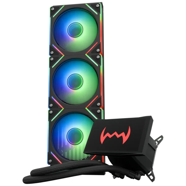 Dawg L360AIO5 ARGB 360mm CPU Liquid Cooler (Black)