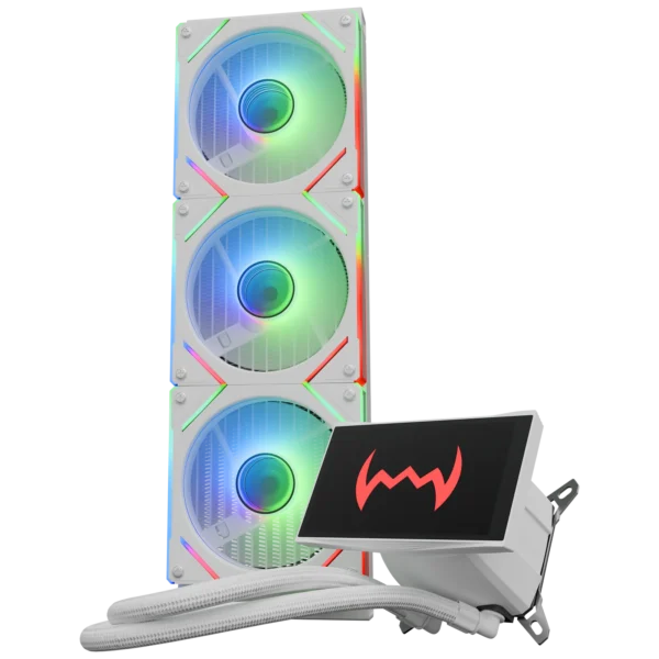 Dawg L360AIO5 ARGB 360mm CPU Liquid Cooler (White)