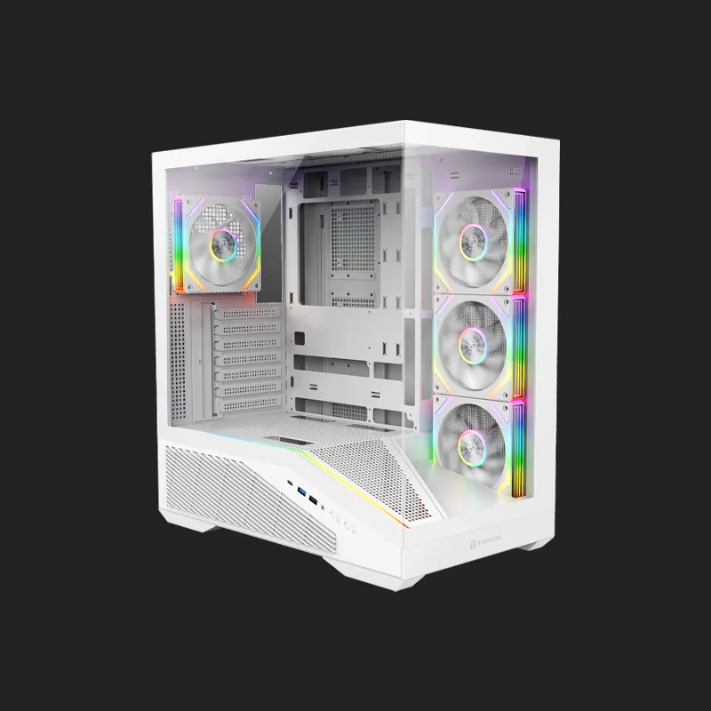hyperbeast-white.webp Karnage Hyperbeast Computer Cabinet - White - Image 1