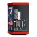 Hyte Y70 touch infinite (E-ATX) Mid Tower Cabinet (Black Cherry) - Image 2