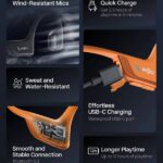 SHOKZ Openrun Pro 2 Mini Orange Bone Conduction Sport Headphones - Image 2