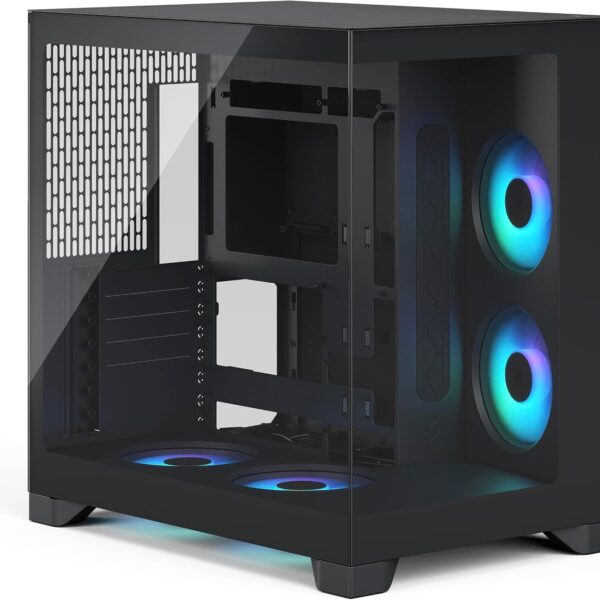 Fractal Design Pop 2 Vision Panoramic Gaming Cabinet – Black RGB Fractal Design Pop 2 Vision Panoramic Gaming Cabinet – Black RGB