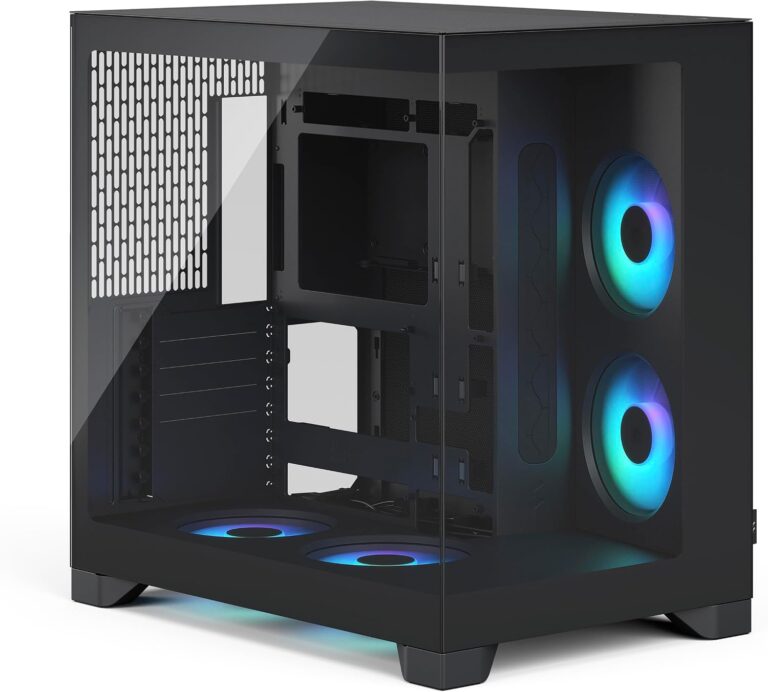 Fractal Design Pop 2 Vision Panoramic Gaming Cabinet – Black RGB