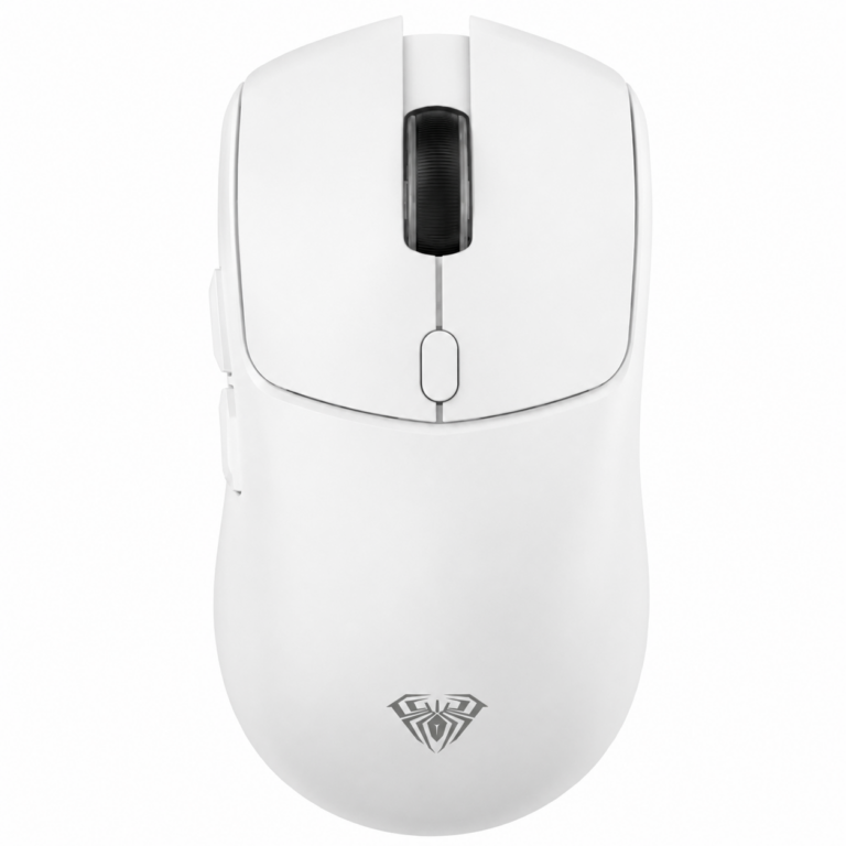 AULA SC580X Tri-Mode (BT 5.0 + 2.4GHz + Wired) Wireless Gaming Mouse | White (SC580XW)