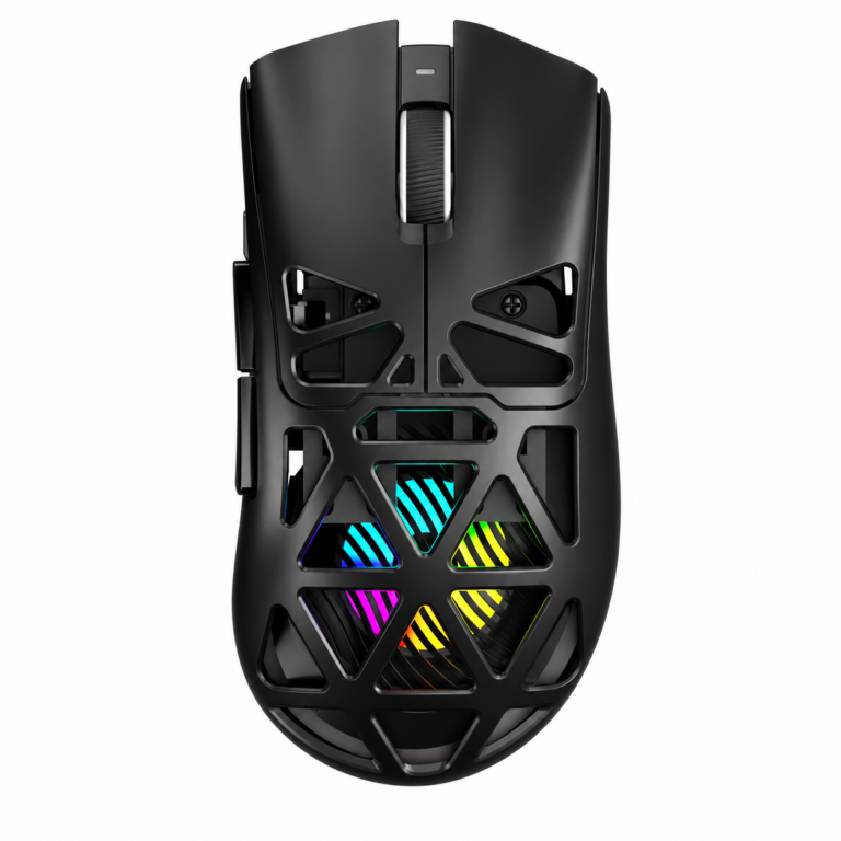 AULA SC620 Tri-Mode (BT5.3/2.4GHz/USB-C) Wireless Gaming Mouse for PC, Laptop, Mac | Black (SC620B)