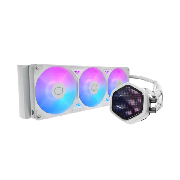 Cooler Master MasterLiquid Atmos II Pixel LED 360 Pixel LED 360mm White CPU Liquid Cooler ( MLX-D36M-A25SZ-PW )